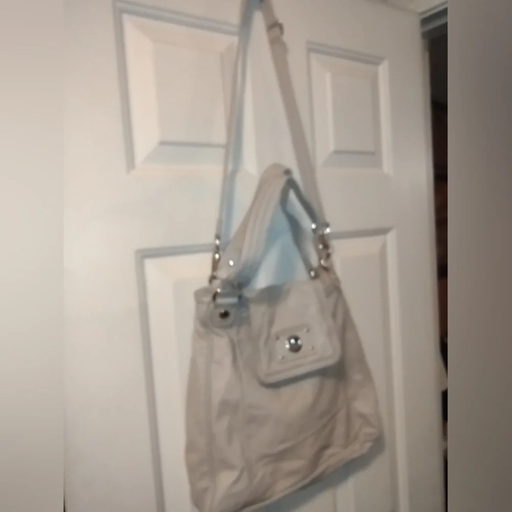 Marc Jacobs Neutral Leather Satchel, EUC